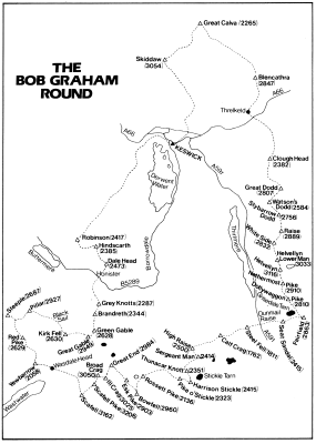Map showing the BGR route.